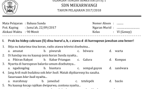 Revisi Guru Id Contoh Soal Uas Bahasa Sunda Kelas 10 Dan Kunci Jawaban Revisi 2021