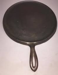 Antique Griswold Slant Logo Cast Iron Round Handled Griddle No 9 Pn 739 Rare Griswold Cast Iron Iron Griswold Cast Iron