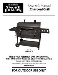 Either buyers who aren't committed to one specific type if grilling and like to traverse between charcoal, smoking, and gas. Smoke Hollow Sh3618cw Bbq And Gas Grill Owner S Manual Manualzz