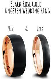 Black Rose Cool Wedding Rings Wedding Rings Rose Gold Wedding Rings Unique
