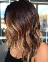 Chocolate And Caramel Balayage For Medium Hair Balyage Short Hair Hair Tiger Eye Hair