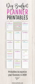 21 Diy Budget Planner Printables To Help You Organize Your Finances In 2019 Budget Planner Financial Planning Budget Budget Planner Diy