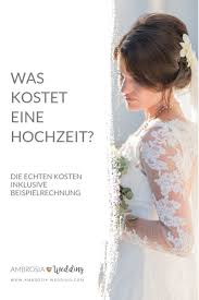 Was Kostet Eine Hochzeit