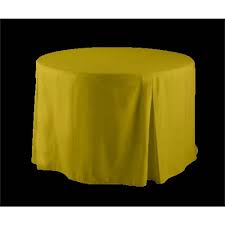 Determine tablecloth size for round tables. 30 Inch Round Polyester Fitted Tablecloth Usa Made