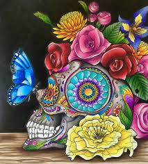 Day Of The Dead Coloring Book Mauro Mazzara Coloring Books Color Day Of The Dead