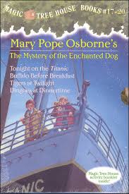 There are 297 treehouse books for sale on etsy, and they cost $12.91 on average. Mystery Of The Enchanted Dog Boxed Set Magic Tree House Volumes 17 20 Random House Books For Young Readers 9780375858116