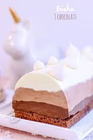 Buche De Noel Aux Trois Chocolats Margot Be Aux Be Buche Chocolats De Margot Noel Christmas Food Desserts Vegan Christmas Desserts No Cook Desserts