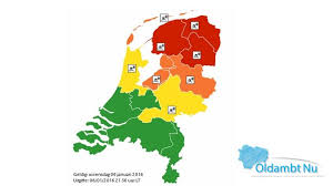 Netherlands telephone code 31 is dialed after the idd. Code Rood Verlengt Tot Donderdagochtend 11 00 Uur Oldambtnu Nl