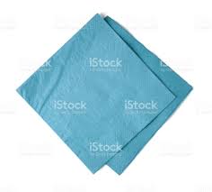Light Blue Paper Napkins From Above Stock Photo Download Image Now Istock