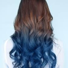 We asked hair care experts all about how to lighten hair naturally, and it turns out lemon juice is effective for lightening hair.sometimes. Blue Is The Coolest Color 50 Blue Ombre Hair Ideas Hair Motive Hair Motive