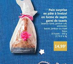 Offre Pain Surprise En Pate A Bretzel En Forme De Sapin Garni De Toasts Chez Colruyt