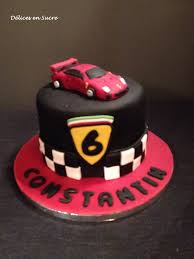 Gateau Voiture Ferrari Cake Cooking Recipes Birthday Cake