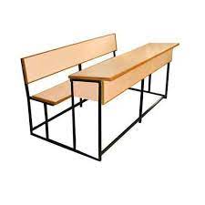 Vasagle dining bench, table bench set，pair of 2, industrial style indoor benches, 42.5 x 12.8 x 19.7 inches, durable metal frame, for kitchen, dining room, living room, rustic brown uktb33x Student Desks Benches Qzee Furniture