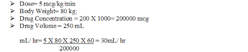 drug calculations mg kg mcg kg min maryvincyrn