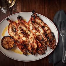 Char Grilled King Prawns With Lemon King Prawn Recipes Bbq Prawn Marinade Prawn Recipes