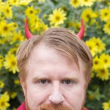 Dark Silver Shimmery Curly Devil Horns Costume Accessory