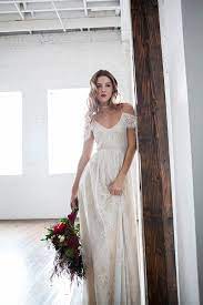 Lace Wedding Dress Bohemian Wedding Dress Hippie Wedding Dress Beach Wedding D Cold Shoulder Wedding Dress Wedding Dresses Hippie Off Shoulder Wedding Dress