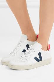 Veja V 10 Leather Sneakers Net A Porter Com