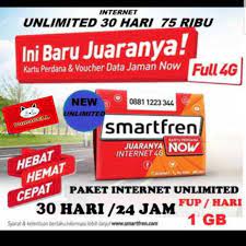Kamu sedang mencari kartu perdana untuk hp utama atau keduamu? Paket Data Smartfren Unlimited 1 Bulan 24 Jam Termurah Shopee Indonesia