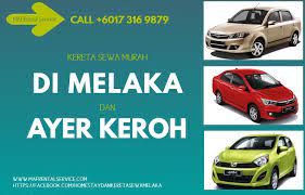 Anda mencari kereta sewa yang murah, bersih & selesa? Kereta Sewa Melaka Tengah
