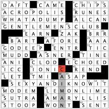 We have 1 answer for this clue. Rex Parker Does The Nyt Crossword Puzzle Old Rr Watchdog Fri 4 28 17 Ollie S Friend On Old Tv Oenophile S Pride Communication Service Since 2004 Literally Highest City Highway Through Yukon Hundu Aphorisms