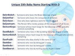 Also, don't forget to check what your child's future name day will be as well in our name day listing. Unique Sikh Baby Names Babysikh Twitter