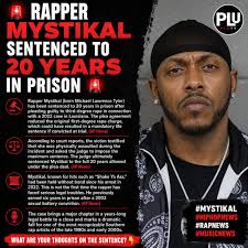 The rapper Mystikal will serve 20 years in prison for raping a woman at his  Louisiana home in 2022 FULL STORY ⬇️
