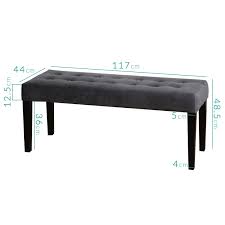 Mix and match dining benches with chairs for an eclectic take, or opt for seating of the same style to keep it uniform. Kaylee Grey Velvet Dining Bench With Black Legs Furniture123