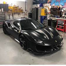 Ferrari 488 Pista On Instagram Satin Black Is There Anything Meaner Like The New Sf90s In 2020 Ferrari Sports Cars Luxury Ferrari 488 Ferrari Sports Cars Luxury