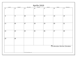 Calendari Aprile 2019 Ld Michel Zbinden It