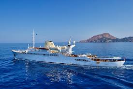 Galaxy bar, sun lounges bridge deck: Christina O Wikipedia
