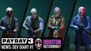 PAYDAY 3 NEWS: HOUSTON RETURN TEASED, NEW STEALTH MECHANICS & MORE | Payday  3 Dev Diary #1 Breakdown - YouTube