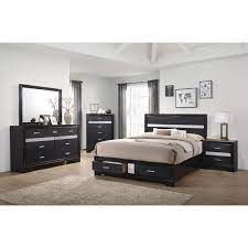 The todd queen storage bed w/ bookcase headboard by lifestyle at royal furniture in the memphis, jackson, southaven, birmingham, tuscaloosa area. Bedroom Sets Miranda 206361q 7 Pc Queen Bedroom Set With Storage At Zoe S Furniture