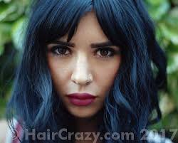 This light blue shade stands out more than the darker shades do. Achieving Dark Blue Hair Forums Haircrazy Com