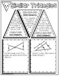 Geometry Similar Triangles Doodle Notes Or Graphic Organizer Similar Triangles Graphic Organizers Geometry Proofs