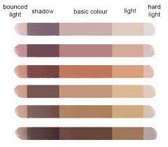 Skin Colour Palette Hard By Lenamoart