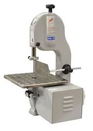 Omcan 60 European Tabletop Meat Bone Band Saw W 1 1 Hp Motor 45559 Table Top Bandsaw Stainless Steel Table