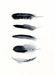 Black And White Photo Art Prints Black And White Feather Art Work Minimalist Art Print From Watercolor Painting Modern Artwork Of Black Bird Feathers 5 Black Feather Art Feather Art Minimalist Art Print Feather Artwork