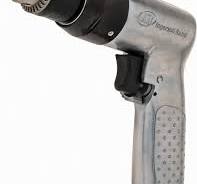 Air Drill: 3/8" Keyed Chuck, Reversible
