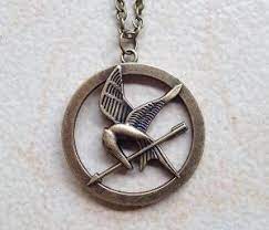Hunger Games Mockingjay With Arrow On Sale Necklace Outfit Accessories Mockingjay Pin