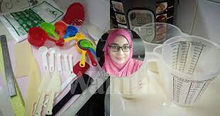 Letak dalam bekas atau sarang pandan. Anggaran Sukatan Cawan Mudahkan Pada Yang Baru Nak Belajar Mingguan Wanita