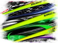 We routinely wrap cars in popular wraps like carbon fiber and matte black (you'd call it flat black if it was paint), but you might want a custom vehicle wrap design with a particular graphic or color. Race Car Graphics Vinyl Decals Sponsor Logos