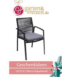 Outliv Ottimo Stapelsessel Inkl Sitzkissen Dunkelgrau Schwarz Sessel Sitzkissen Sitzen