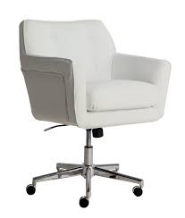 Free 2 Day Shipping Buy Style Ashland Home Office Chair White Bonded Leather At Walmart Com In 2020 Desk Chair Comfy Home Office Chairs Best Office Chair