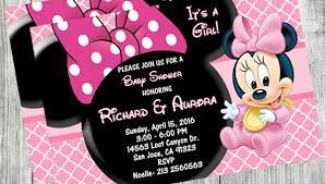 Minnie mouse baby shower invitations party city. Free 6 Minnie Mouse Baby Shower Invitation Designs In Psd Ai