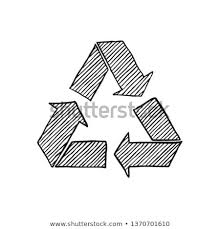 These updated systems aim to help us recycle better and to reduce overall contamination. Isolated Hand Drawn Recycle Reduce Reuse Symbol Element For Nature Environmental Usage Logo Icon Etc Vector How To Draw Hands Recycle Symbol Recycle Logo