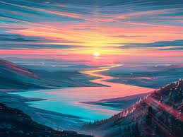 Download wallpaper images for osx, windows 10, android, iphone 7 and ipad. Sunrise Landscape Wallpaper Hd Artist 4k Wallpapers Wallpapers Den Computer Wallpaper Desktop Wallpapers Landscape Wallpaper Scenery Wallpaper