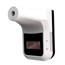 Accurate room thermometer for use as room temperature thermometer in the home office garden or greenhouse easily wall mounted two piece accurate room thermometer with clear, black printed scale on white background with matching grey frame. Amazon Com Wall Mounted Infrared Therm0meter For Offices Factories Shops Schools Restaurants Rail Station Entrances And Other High Density Areas Industrial Scientific