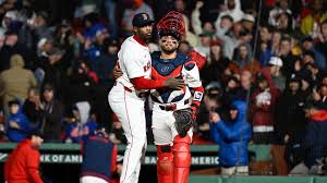 Aroldis Chapman shines on the mound for the Red Sox