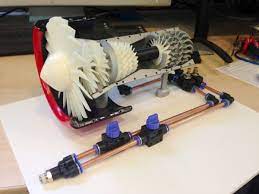 Jet Engine Made On A 3d Printer Jet Engine 3d Printer 3d Printing Diy